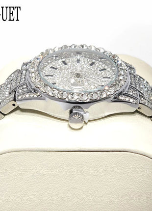 Orologio da Donna UNIGUET di Lusso alla Moda, Elegante Quadrante Piccolo con Diamanti Rosa, Mini Orologio da Polso al Quarzo Bling-Bling da Donna, Regalo platinumshop