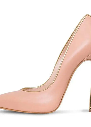 Nuove donne di estate pompe superficiale peep-toe tacchi alti scarpe da donna donna metallo stiletto punta a punta scarpe da donna Zapatos De Mujer platinumshop