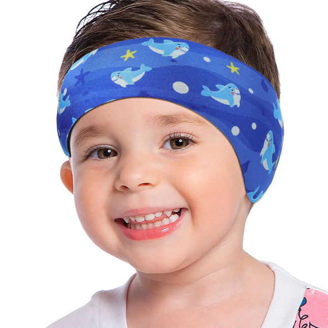 MoKo Fascia per nuoto per bambini Adulti Bambini Neoprene Simpatici nuotatori Fascia per capelli impermeabile per orecchie per uomini e donne