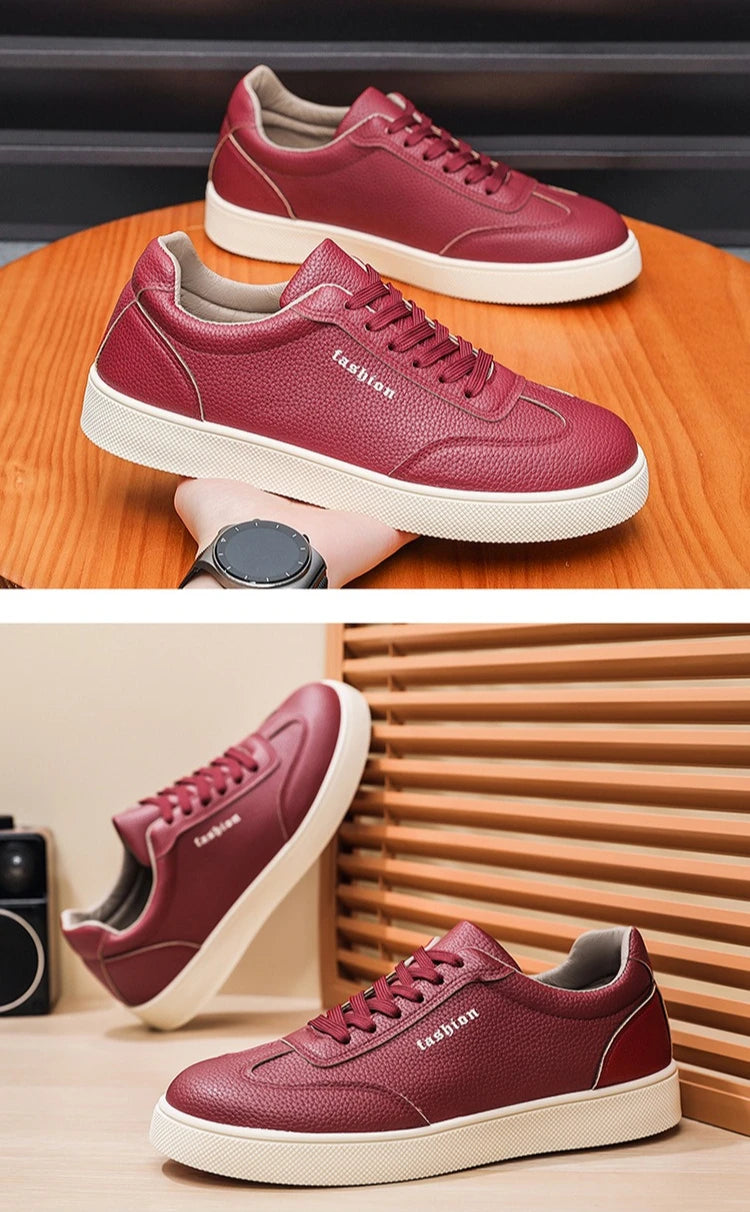 Casual Shoes Loafers British Leather Sneakers Flats Shoes Classic Men Leather Shoes Spring Summer New Trendy Designer Loafers