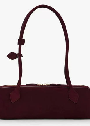 Borsa a tracolla in camoscio di alta qualità, modello basic alla moda, nuova collezione 2026, per tutti i giorni, con tracolla regolabile, sottile, da viaggio, casual, per donna.