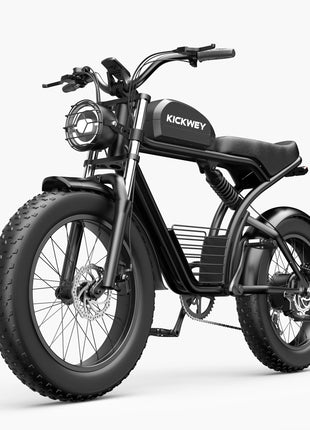 Bicicletta Elettrica KICKWEY K7 Peak 1500W 48V 18.2Ah con Pneumatici Larghi Fuoristrada 20x4.0, Cambio a 7 Velocità, Consegna Rapida, Velocità Massima di 55 Km/h e Autonomia di 100 Km