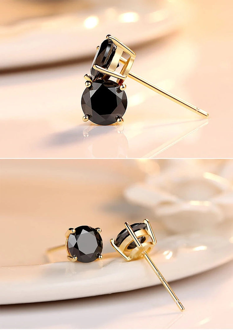 Promotion Moissanite Earrings for Women Pass Diamond Test Pen 100%  With Certificate Ear Studs 925 Sterling Silver Fine Jewelry PlatiNum