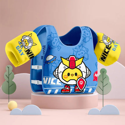 Rooxin Gilet da nuoto senza gonfiaggio Gilet di galleggiamento Anello da nuoto Tubo Accessorio da nuoto per sport acquatici Anello da braccio per nuoto Galleggiante per piscina
