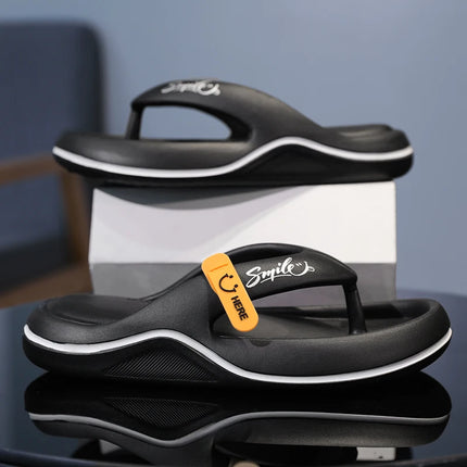 New Men's Women's Slippers Flip Flops Indoor Outdoor Beach Sandals Super Soft Bottom Slides Non-Slip Thick Sole Men's Slippers