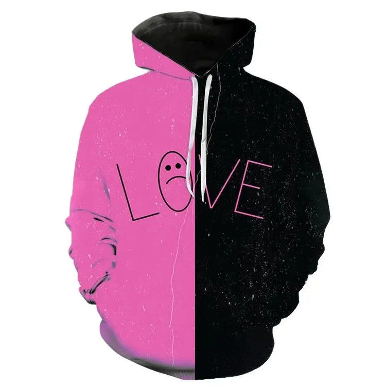 Love Lil.peep Hoodie Men/Women Sweatshirts Lil Peep 3d Print Streetwear Pullover Kids Casual y2k coat