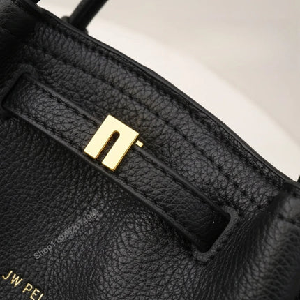 Borsa Tote da Donna JW PEI Hana in Pelle Martellata, Borsa a Mano di Lusso con Manico Superiore, Borsa a Tracolla per Lavoro e Uso Quotidiano