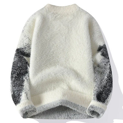 2026 Winter Sweaters for male men thick O-neck sweater men Student youth sweaters autumn Men's wool Casual Knitwear Pullover