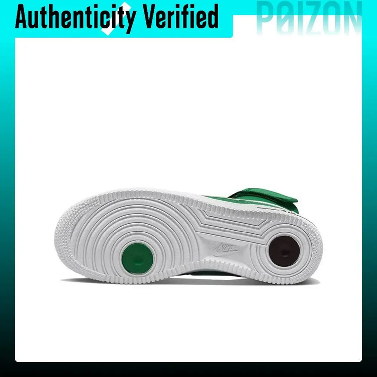 Nike Air Force 1 Skate Shoes Women's High-top Green/White DQ7584-300