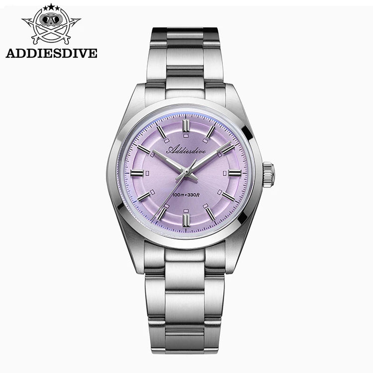 ADDIESDIVE36mm Luxury Men's Quartz Watch Japan VH31 Movement 100m Waterproof Super Luminous Quartz Men's Business Watch AD2515