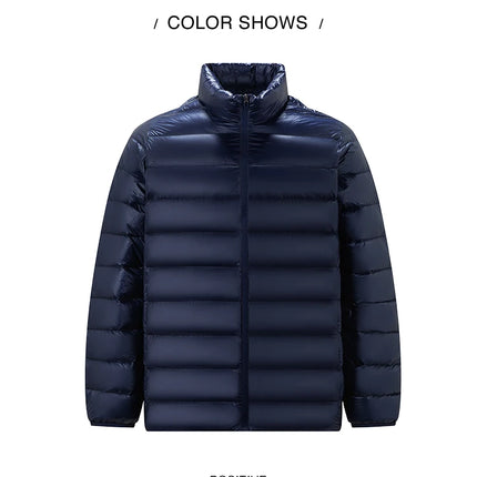 Semir Men Down Jacket Lightweight Build 90 Percent Down Fill Stand Collar 2026 Winter Warm Insulation Cold Weather