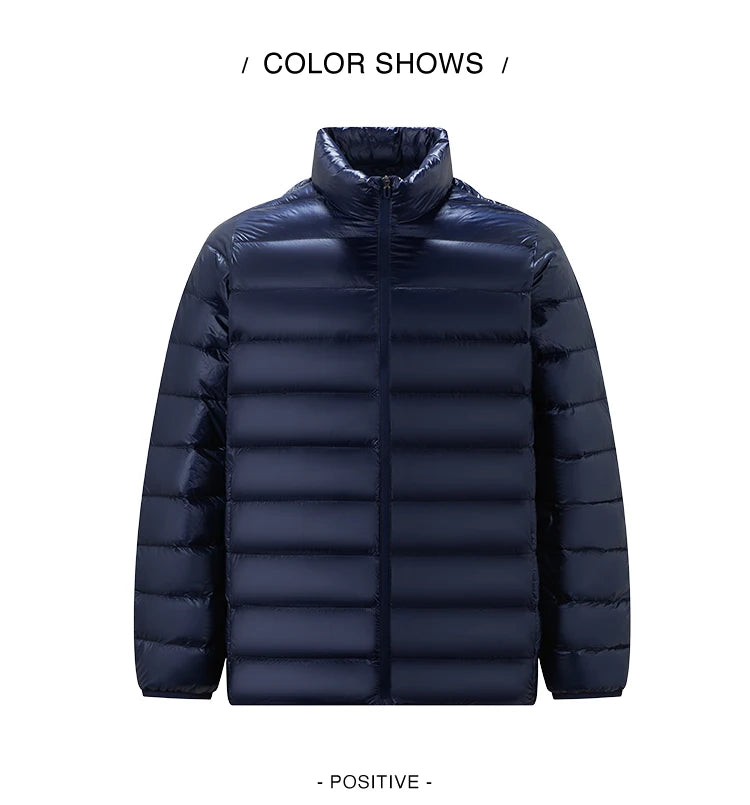 Semir Men Down Jacket Lightweight Build 90 Percent Down Fill Stand Collar 2026 Winter Warm Insulation Cold Weather