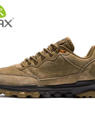 RAX Running Shoes Men&Women Outdoor Sport Shoes Breathable Lightweight Sneakers Air Mesh Upper Anti-slip Natural Rubber Outsole PlatiNum