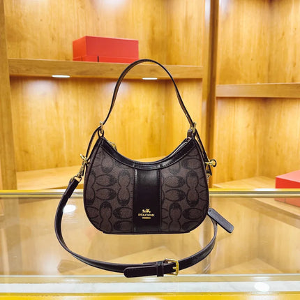 Borsa di lusso da donna 2026 Nuova borsa a tracolla diagonale a spalla singola stampata retrò in PU di alta qualità