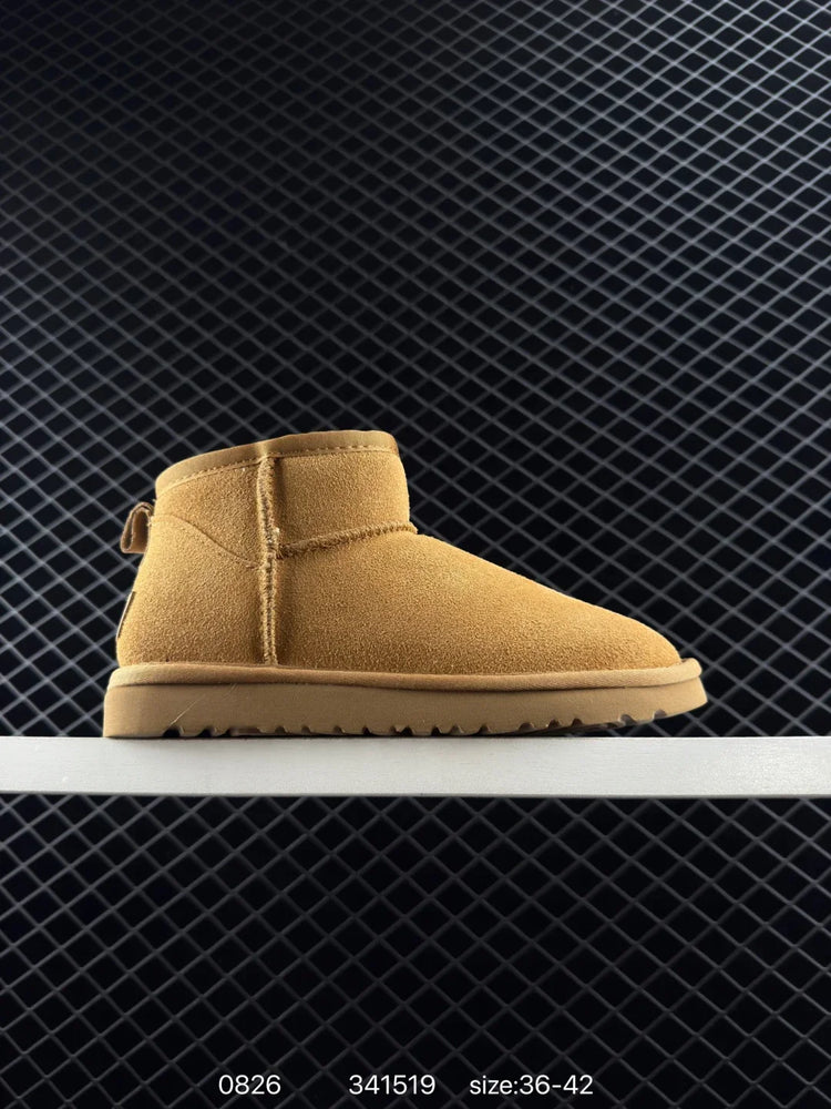 2026 HOT  Winter Snow Boots Thick-soled Women's Boots Real Sheepskin Wool Warmer Ladies Heightening Shoes Platform Luxur