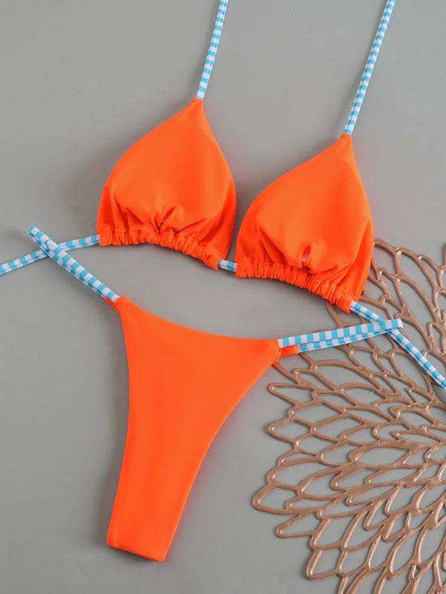 Women's Swimsuit Push Up Bikini 2026 Sexy Swimwear Female Bikini Brazilian Set Thong Bathing Suit Summer Beachwear