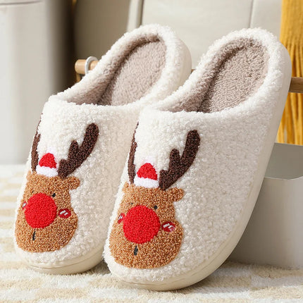 Comwarm pantofole invernali in pelliccia Fulffy per le donne pantofole piatte in pile di peluche con cuore d'amore dolce scarpe in cotone per interni casa coppia diapositive