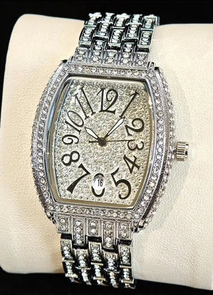 Orologio da Donna UNIGUET di Lusso alla Moda, Elegante Quadrante Piccolo con Diamanti Rosa, Mini Orologio da Polso al Quarzo Bling-Bling da Donna, Regalo platinumshop