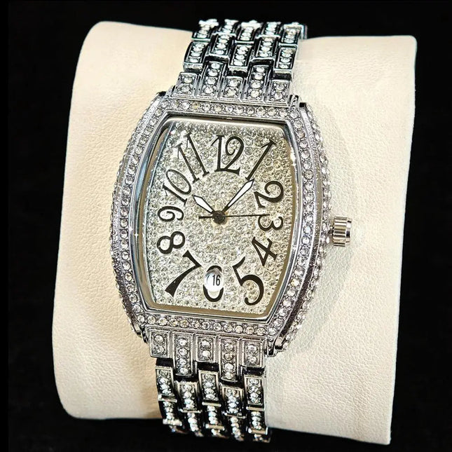 Orologio da Donna UNIGUET di Lusso alla Moda, Elegante Quadrante Piccolo con Diamanti Rosa, Mini Orologio da Polso al Quarzo Bling-Bling da Donna, Regalo platinumshop