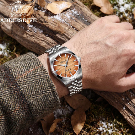 ADDIESDIVE 2026 New Men Watch 39mm Sappphire Automatic 8215 Mechanical Wristwatch 316L Stainless Steel Luminous Waterproof 200m