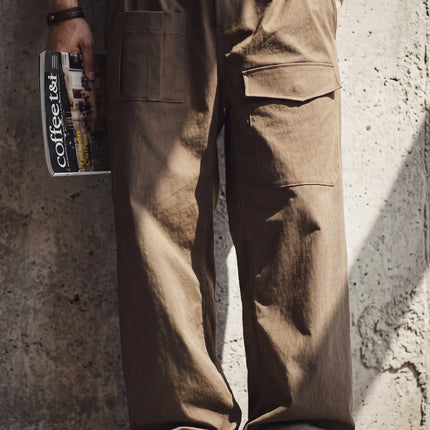 Maden P37 British Army Military Style Cargo Pants Mens Heavyweight Straight Multi Pocket Tactical Trousers Vintage Casual Autumn