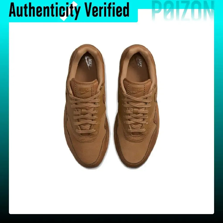 Nike Air Max 1 Casual Shoes Women's Low-top Brown DV3888-200