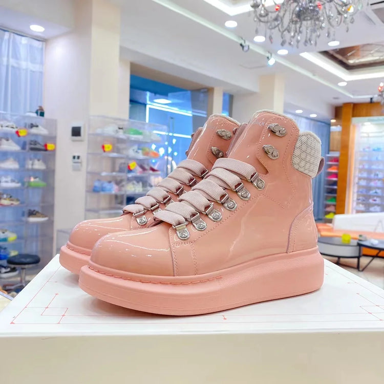Men Platform Casual Shoes Oversized High-top Sneakers Fashion Motorcycle Boots Comfortable Ankle Boots Fashion Sports Shoes