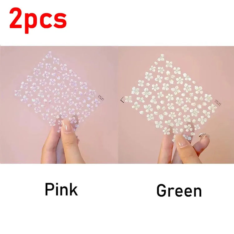 New Hipster Pure White Flowers Rose Spring Lily Camellia Daisy Jelly Cherry Blossom Nail Art Stickers Manicure Decals ZJT11