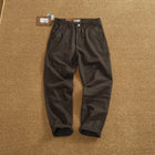 Autumn And Winter New American Retro 100% Cotton Multi-pocketed Washed Old Straight Casual Pants Loose Fashion Cargo Trousers