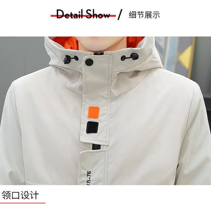 Men's Autumn/Winter Jackets New Arrived Trendy Brand Couple Jacket Men's Women's Handsome Casual Hooded Work Jacket Coat