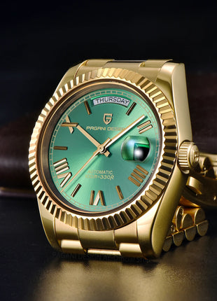 PAGANI DESIGN DD36 Oro Verde V2 Orologi Meccanici da Uomo Orologio Automatico di Lusso per Uomo 2026 Nuovo Orologio da Polso con Vetro Zaffiro AR
