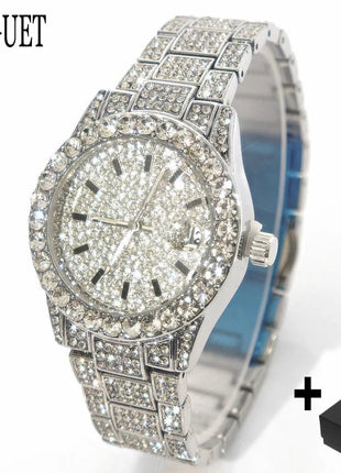 Orologio da Donna UNIGUET di Lusso alla Moda, Elegante Quadrante Piccolo con Diamanti Rosa, Mini Orologio da Polso al Quarzo Bling-Bling da Donna, Regalo platinumshop