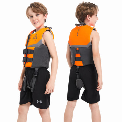 Gilet di galleggiamento per bambini, giubbotto di salvataggio per bambini, giubbotto da nuoto per ragazzi e ragazze, ausilio per il nuoto con galleggiamento del costume da bagno