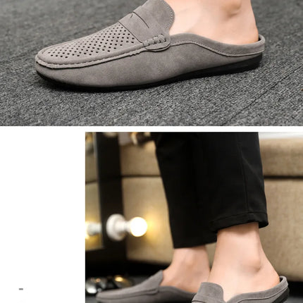 Mocassini da Uomo Leggeri Estivi, Scarpe Comode Senza Lacci, Traspiranti, Casual, con Supporto Parziale, Ciabatte per Uomo