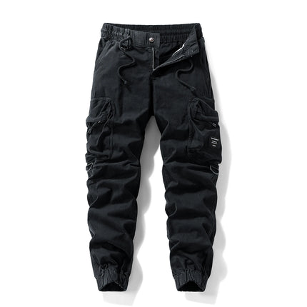 Mens Cargo Pants Autumn Winter Casual Mens Pant Baggy Regular Cotton Trousers Male Combat Military Tactical Pants Multi Pockets