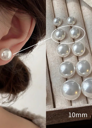 Nuovi orecchini di perle in argento sterling 925 con fascino di personalità, orecchini da donna con fascino squisito, regalo di compleanno, gioielli squisiti platinumshop