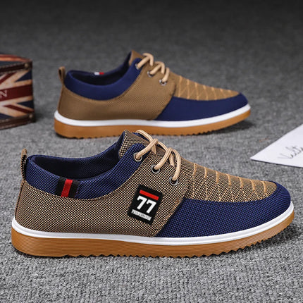 2025 Nuove scarpe da uomo alla moda alla moda Scarpe sportive casual Comode e versatili lavorate a maglia