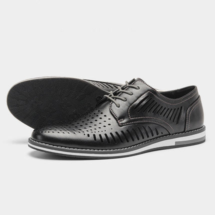 Leather loafer men fashion comfortable 2024 brand casual shoes men