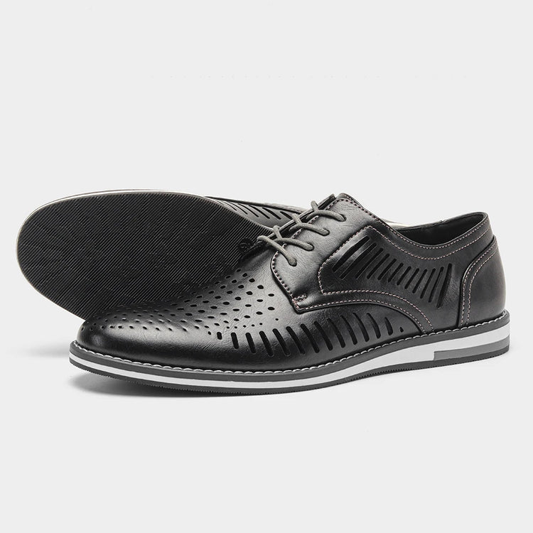 Leather loafer men fashion comfortable 2024 brand casual shoes men