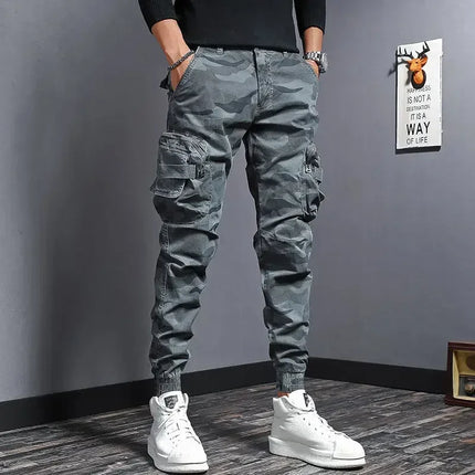 Casual Cargo Pants for Men Camo New In Camouflage Designer Cheap Regular Fit Korean Style Trousers Man Cheapest Street Harajuku