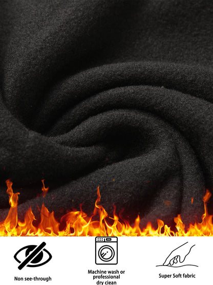 2 Pack High Waisted Fleece Flare Leggings for Women - Super Soft Bootcut Pants with Tummy Control, Perfect for Yoga Practice