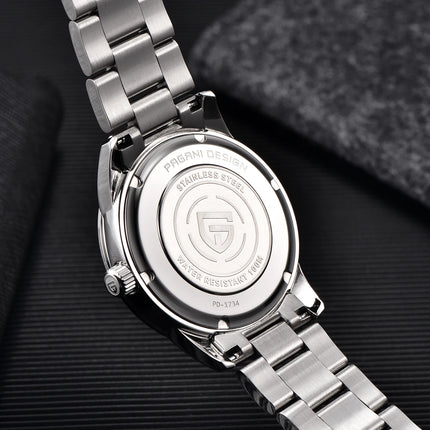 PAGANI DESIGN 2025 Nuovo Orologio da Uomo al Quarzo 40MM, Orologio di Lusso Ultra Sottile alla Moda per Uomo, Vetro Zaffiro AR, Orologio da Polso