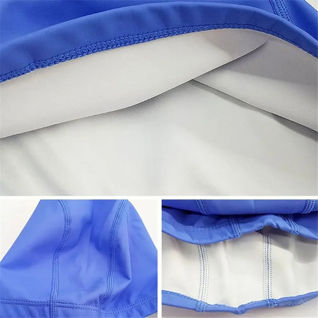 New 2025 Waterproof PU Fabric Swimming Cap for Adults/Children, Ear Protection, Solid Color