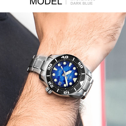 ADDIESDIVE Watches For Men Sapphire Luxury NH35 Mechanical Wristwatch 200m Waterproof Ceramic Bezel BGW9 Luminous Diving Watch
