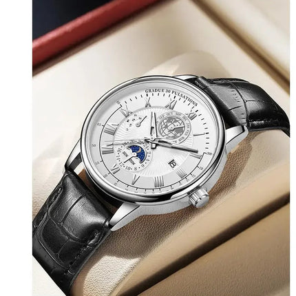 2024 Orologio da uomo alla moda Orologio da polso da uomo sportivo di lusso alla moda Orologio da uomo al quarzo con data in pelle luminosa impermeabile Orologio da uomo platinumshop
