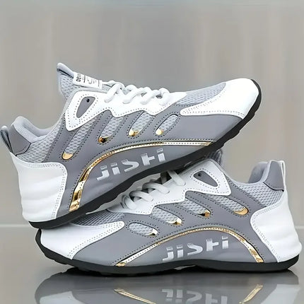 Breathable and Comfortable Men's Sports Shoes, with an Inner Height Increase and a Low Top Strap, Suitable for Outdoor Sports