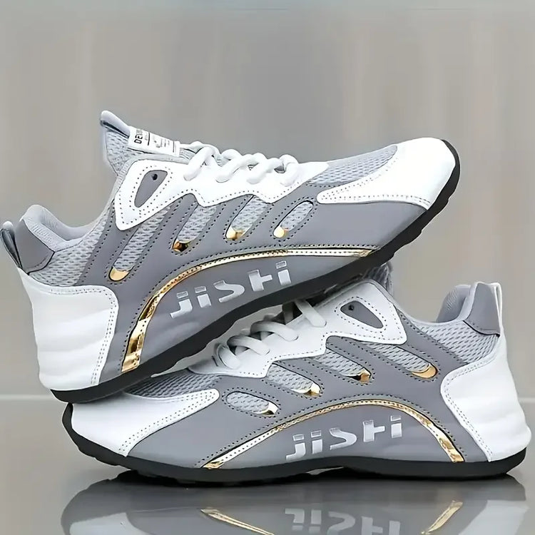 Breathable and Comfortable Men's Sports Shoes, with an Inner Height Increase and a Low Top Strap, Suitable for Outdoor Sports