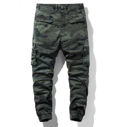 Spring Autumn Men Cargo Camouflage Pants Men Cotton Casual Breeche Bermuda Beach Jogger Pants Mens Trousers Male Dropshipping