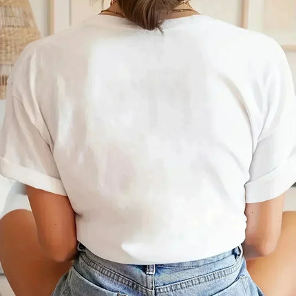 T-shirt thème "Friends" Upside Down World - T-shirt unisexe amusant 100 % coton imprimé à manches courtes pour femme à porter au quotidien