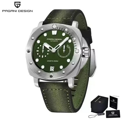 Orologi da Polso Meccanici PAGANI DESIGN con Vetro Zaffiro e Rivestimento AR, Orologio di Lusso da Uomo, Movimento CAL.2C10